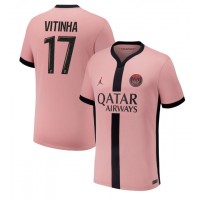 Camiseta Paris Saint-Germain Vitinha #17 Tercera Equipación Replica 2024-25 mangas cortas